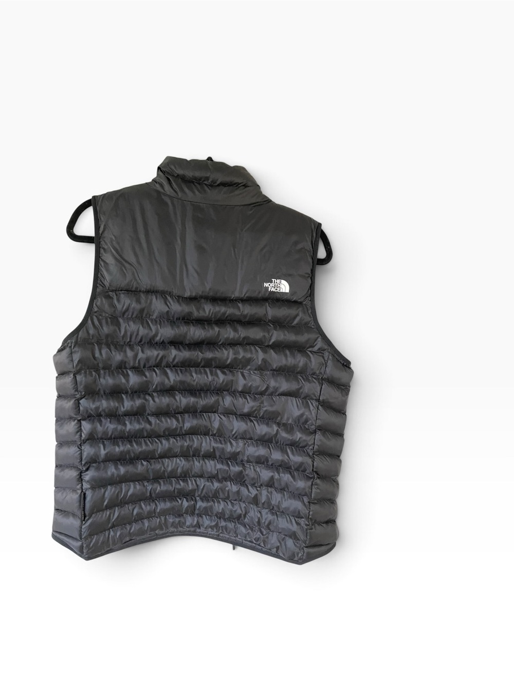 The North Face Women's Black Quilted Packable Down Vest Size L - Picture 7 of 8
